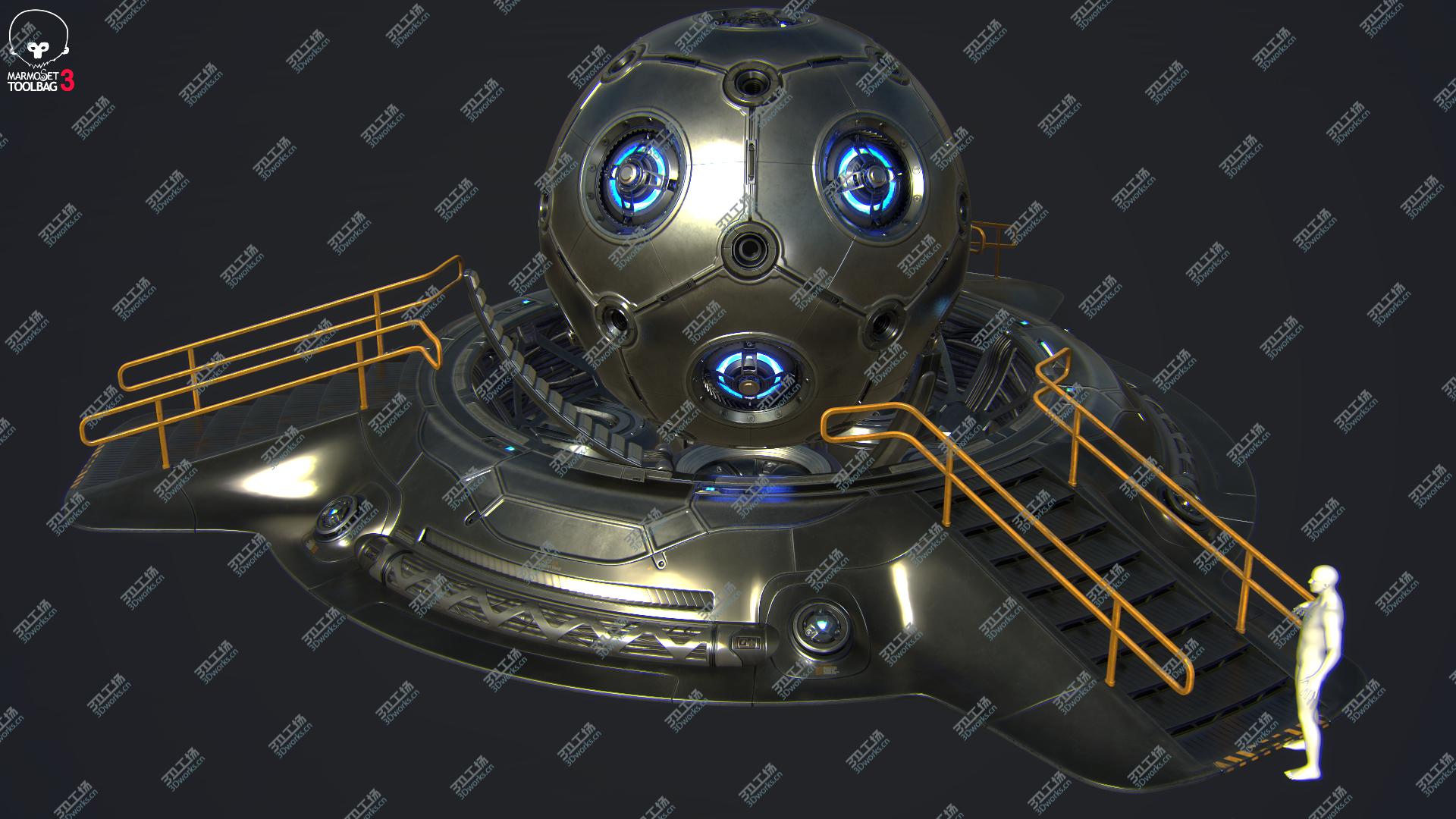 images/goods_img/202104021/3D Sci-fi Hyper AI Core Reactor PBR/1.jpg